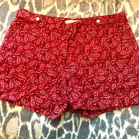 Saint Tropez West Pants - Ladies Sainttropez West Paisley red walking shorts